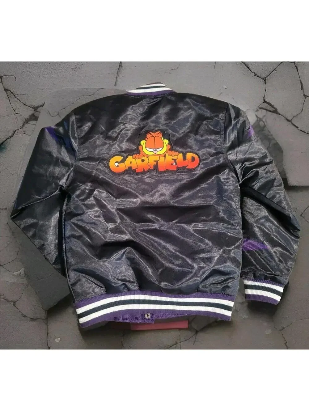 Headgear Classics YOUTH Small GARFIELD BLACK SATIN JACKET